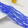 Cuentas Planas de Ábaco de 4 mm Cuentas de Vidrio de Cristal Cuentas de la Rueda de la Fortuna Ropa DIY Cuentas Sueltas Accesorios para el Cabello Accesorios para Bufanda y Collar