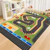Alfombra de Piso para Juego Infantil Estacionamiento Alfombra Educativa Alfombra de Juego de Aprendizaje para Educación Temprana Alfombra Refrescante para Habitación de Cabecera