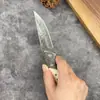 Cuchillo de Exterior Damasco Transfronterizo Cuchillo para Fruta Cuchillo de Camping Cuchillo Plegable Portátil Cuchillo Portátil Cuchillo Afilado En Stock