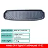 Adecuado para Honda Cr-V Versión de 7 Plazas, Modificación Interior Resistente al Desgaste e Impermeable, Alfombrilla Trasera Especial Ecológica de TPE para Maletero