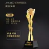 Trofeo de Cristal de Resina Hecho a Medida para Competiciones de Baile, Premios Infantiles, Empleados Destacados, Equipos de Empresa, Competiciones de Canto y Baile