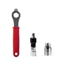 Llave de Fijación de Volante de Eje Central Integrado Quanxin, Llave de Gancho de Cola Tres en Uno/Juego de Herramientas de Mantenimiento de Bicicleta