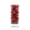 Bola de Navidad 6CM Dorada 8CM plateada Bola Brillante Bola Mate Colgante Arreglo Árbol de Navidad Colgante Decoraciones Electrochapadas