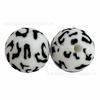 HongzhouNuevo 15mm Marca de Agua 2 Tótems Pulsera de Cuentas de Silicona Joyería DIY Cuentas Sueltas Hilo de Cuentas Fabricante en Stock