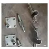 Dobradiça de Porta Ajustável de Ferro Forjado, Dobradiça de Porta de Ferro para Pátio, Dobradiça de Portão Rural, Dobradiça Rotativa, Acessórios para Portão, Soldagem de Dobradiça de Porta