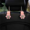 Gancho para Coche Linda Flor Gancho Decorativo para Respaldo de Asiento de Coche Creativo Suministros de Interior de Coche para Coche Mujeres