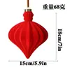 Bolas de Natal Veludadas Grandes, Multicoloridas, de Formato Único, Enfeites de Árvore de Natal Pintados, Bolas Decorativas para Atmosfera Festiva, Personalizáveis