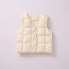 Chaleco de pluma para bebé ligero otoño e invierno bebé cálido niños y niñas 90 chaleco de pluma de pato blanco
