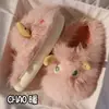 Pantuflas de Algodón Garra de Tigre para Mujer Invierno Dibujos Animados Lindas Interior Hogar Pareja Estudiante Antideslizantes Cálidas Talón de Bolsa Zapatos de Algodón para Hombre