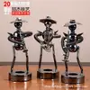 Artesanato Criativo do Homem de Ferro, Enfeites de Metal, Design Temático de Música, Estilo Minimalista Moderno para Decoração de Casa