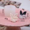 Morango Orelha de Coelho Unicórnio Biscoito Wafle Creme Vela de Aromaterapia Molde de Silicone Decoração de Sobremesa Molde de Açúcar Virado