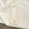 Meias Cano Baixo Femininas de Cor Sólida com Dedos Separados, Solado de Esponja Respirável, Meias Invisíveis de Corte Baixo, Meias Leves Sem Costura com Dois Dedos para o Verão