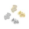 Accesorios de plata esterlina S925 hechos a mano DIY aretes accesorios para aretes collar pulsera colgante colgante colgante de diamante venta al por mayor