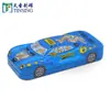 Fábrica de Latas Dongguan Caja de Empaque Personalizada para Lápices, Pinceles, Plumas Fuente, Bolígrafos de Colores, Caja de Hierro, Caja de Papelería Rectangular de Dos Niveles para Almacenamiento