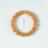 Pulseira Original de Contas Cilíndricas de Raiz de Bodhi de Jade Branco Ecológico para Mulheres Pulseira Gradiente ao Redor do Dedo Macio Wen Brincar Bodhi Prato Corda de Brincar para Homens