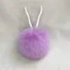 Juguete de Bola de Pelo Falso de Conejo de 8 cm Más Vendido de Amazon, Cojín Decorativo para el Hogar, Materiales Hechos a Mano, Accesorios para Zapatos y Sombreros, Accesorios para Capas, Bola Artificial