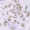 Acessórios populares para unhas online, diamantes para unhas, strass, adesivos para unhas mistos, borboleta japonesa, acessórios de diamante para unhas