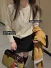Nuevo cárdigan pequeño de estilo coreano con botones dorados para mujer, colección otoño/invierno, tejido elegante y sofisticado, prenda exterior y para superponer