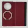 Adequado para Capa de Celular Huawei Matex5 Modo Sono, Couro Liso com Suporte Giratório, Capa Magnética de Cobertura Total Anti-Queda para Homens, Cobertura Total Magnética