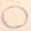 Pulsera de Plata 999 de la Suerte para Mujer Plata de Ley Pareja 520 Regalo de San Valentín para Novia Joyería de Cumpleaños para Mujer Grabado