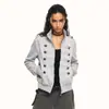 Chaqueta de doble botonadura con cuello alto estilo Napoleón 2026 para Hombres y Mujeres Chaqueta Corta Ajustada Estilo Retro de la Corte Europea
