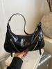 Bolsa Transversal Estilo Retro Sexy Europeia e Americana para Mulheres 2025 Outono Grande Capacidade Bolsa de Ombro de Alto Padrão Bolsa de Axila para o Dia a Dia Tendência