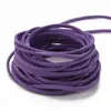Cuerda de Terciopelo Coreano Retro Colorida y Cuerda de Piel de Ciervo, Colgante de Caja de Regalo Tejido de Terciopelo Doble Cara, Materiales de Empaque para Joyería DIY