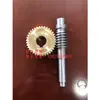 Wuxi Hualian Engranaje Reductor para Alimentador de Alambre de Soldadura por Arco Sumergido Engranaje Helicoidal Rueda Helicoidal Engranaje de Cobre para Turbina Tornillo Sin Fin