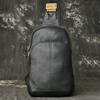 Luojia Transfronteriza Nueva Bolso de Pecho Ajustado de Cuero Genuino para Hombre Mochila Pequeña Cruzada de Piel de Vaca para Mujer Bolso de Hombro de Cuero Aceitado de Gran Capacidad