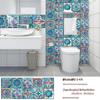 Estilo boêmio Cor Mandala Telha Renovação Da Casa Decorativo Autoadesivo À Prova D' Água À Prova D'Água Cristal Adesivo De Parede Dura