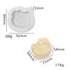 Molde de Silicona para Apretar Dibujo Animado Cachorro Bizcocho Animalito Muñeca Linda Forma de Animal Galleta Tostada DIY Molde de Silicona para Apretar