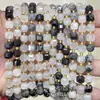 6mm 8mm Pedra Natural Cristal Ágata Canto Chanfrado Quadrado DIY Pulseira Colar Acessórios de Joias Produtos Semi-Acabados Atacado
