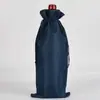 Novo em estoque Bolsa para Garrafa de Vinho Behy de Linho com Cordão Bolsa para Festa para Vinho e Champagne Fácil de Transportar