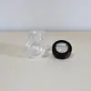 Botella de Crema para Ojos de 5 ml, Botella Transparente para Crema, Botella de Cáñamo, Botella de Vidrio al por Mayor con Tapa de Rosca a Presión