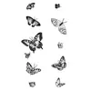Artículo Popular Transfronterizo: Pegatinas de Tatuaje 3D Mariposa Floral Enredadera Clavícula Brazo Estilo Ins Personalizado Chica Picante En Stock