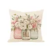 Exclusivamente para Ventas Transfronterizas, Nuevas Fundas para Cojines de Acción de Gracias y Fundas para Almohadas con Temática de Proverbios, con Texto en Inglés, Son un Éxito de Ventas en Amazon