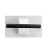 Kit de Carcaça de Luminária Linear LED Minimalista Luz Linear Branca Plana de Canto Luminária Triangular Liga de Alumínio Luminária Linear