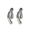 Pendientes Personalizados y Exquisitos de Gota de Agua para Mujer, Estilo Minimalista Francés, Diseño de Nicho, Pendientes Reversibles, Nueva Tendencia de Verano