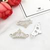 1 pieza de corona de diamantes, nota, estrella de mar, llave, hoja, pulsera, colgante, collar, accesorios, bricolaje, joyería coreana, conexión
