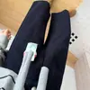 ¡El efecto adelgazante definitivo! Nuevos jeans de pierna ancha de otoño para mujeres petite, de cintura alta, adelgazantes, holgados, cropped de pierna recta