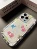Funda protectora para teléfono móvil iPhone 13, funda protectora transparente suave con diseño de estrella de cinco puntas en colores japonés y coreano para iPhone 14 Pro Max.
