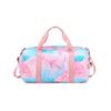 Fabricante Transfronterizo Venta al por Mayor Bolsa de Viaje para Mujer Gran Capacidad Impermeable Estampado de Graffiti Bolsa Deportiva para Natación Fitness Bolsa de Viaje