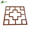 Fabricantes de Guangdong pintura de fluorocarbono personalizada rejillas de ventana de aluminio estilo retro chino transformación de calles antirrobo a prueba de humedad enrejado de aleación de aluminio