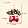 Nueva serie navideña transfronteriza: Guantes de Navidad, Adornos de Navidad, Ambiente festivo Corona de Navidad, Decoraciones para colgar guantes al por mayor