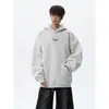 Sudadera con capucha de diseñador de peso pesado, nueva para Otoño/Invierno 2020, Top holgado bordado, Chaqueta gruesa de moda talla grande para hombre