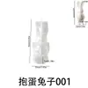 Coelho da Páscoa Gesso DIY Molde Abraçando Ovo Coração Design Vela Aromática Silicone Molde Item Quente Transfronteiriço