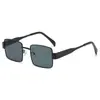 Transfronterizos Nuevo Arco del Triunfo Oval Metal Marco Pequeño Gafas de Sol para Mujer Moda de Alta Gama Fotografía Callejera Gafas de Sol Gafas de Sol