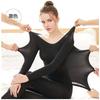 Otoño e invierno 37 grados color sólido traje de ropa interior térmica delgada para mujer ultradelgado sin costuras cuerpo delgado pantalones de otoño al por mayor