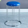 Taburete de Moda de Lujo Ligero para Uso en el Hogar, Taburete Engrosado para Dormitorio, Taburete Duradero para Adultos para Sala de Estar, Taburete de Hierro para Adultos, Taburete Pequeño
