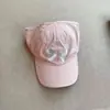 Gorra de Béisbol de Verano para Niños, Delgada de Secado Rápido con Parte Superior Semi Abierta, Se Puede Atar en una Cola de Caballo, Gorra de Béisbol con Visera Solar para Bebés